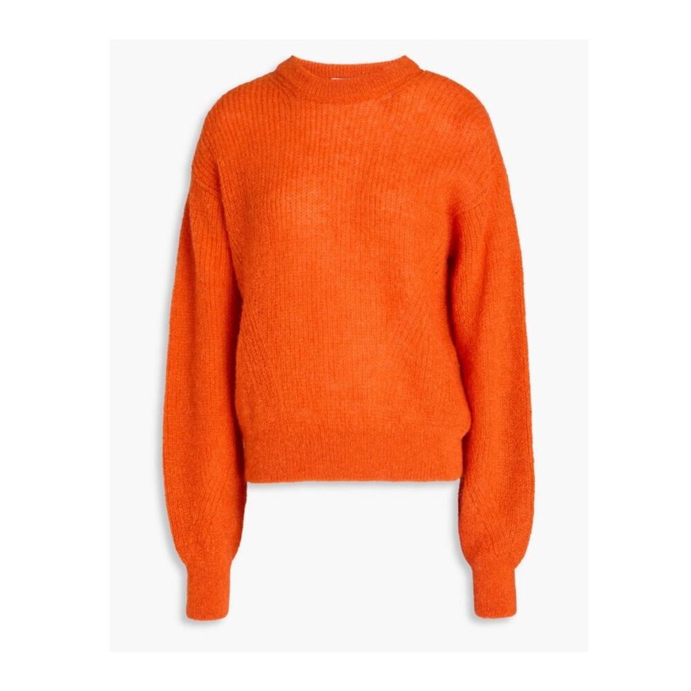 Veronica beard melinda crew neck sweater deep orange size S - Picture 2 of 11